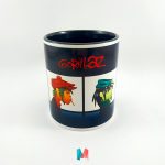 Musica, mug personalizado con imagen de la banda gorillaz