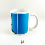 Mug Personalizado Iron Man Mitad Azul
