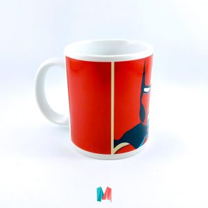 Mug Personalizado Iron Man Mitad Rojo