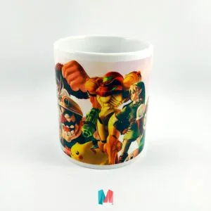 NIntendo, mug personalizado con personajes de nintendo