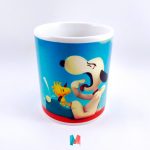 Snoopy, mug personalizado con imagen de snoopy de charlie brown
