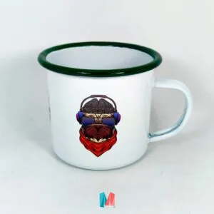Mug Peltre Pug Hipster