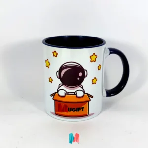 Taza color personalizada con frase