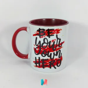 Taza color personalizada con frase